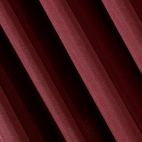 Zasłona z jednobarwnej, gładkiej tkaniny ADORE 140x250 cm kolor bordowy