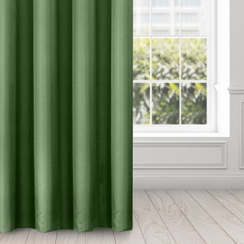 Zasłona z jednobarwnej, gładkiej tkaniny ADORE 140x250 cm kolor zielony Zasłona z jednobarwnej, gładkiej tkaniny ADORE 140x250 cm kolor zielony