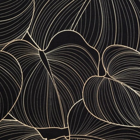Komplet pościeli z makosatyny VICTORIA 160x200 cm kolor czarny