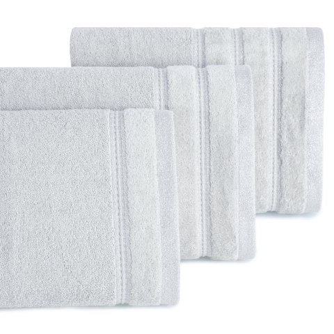 Ręcznik frotte GLORY 70x140 cm kolor srebrny Ręcznik frotte GLORY 70x140 cm kolor srebrny