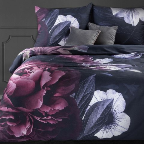 Komplet pościeli ZOJA 160x200 cm kolor ciemnofioletowy Komplet pościeli ZOJA 160x200 cm kolor ciemnofioletowy