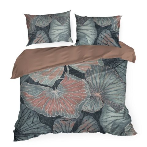 Komplet pościeli ZOJA 220x200 cm kolor jasnoturkusowy Komplet pościeli ZOJA 220x200 cm kolor jasnoturkusowy