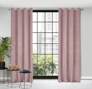 Zasłona gotowa ELIZA 140x250 cm kolor pudrowy