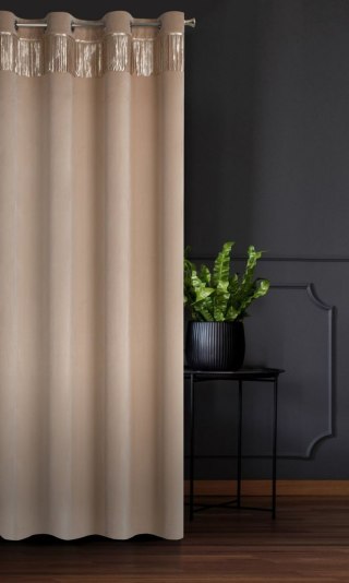 Zasłona gotowa JASPER 140x250 cm kolor beżowy