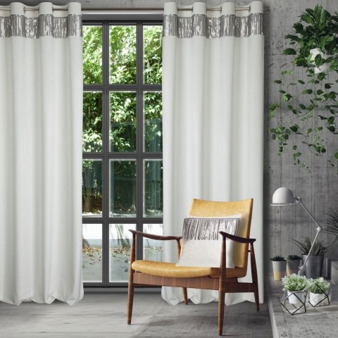 Zasłona gotowa JASPER 140x250 cm kolor biały