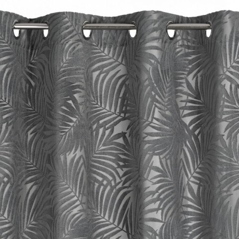 Zasłona gotowa LIVIA 140x250 cm kolor stalowy