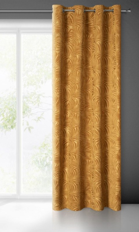 Zasłona gotowa LIVIA 140x250 cm kolor złocisty