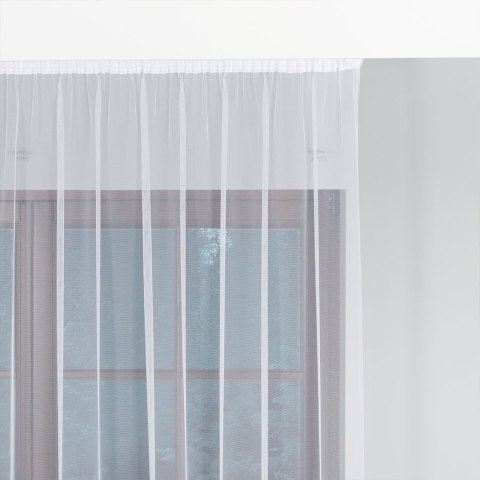 LUIZA Firana gotowa 000002 na taśmie, szerokość 300 x wysokość 270cm, kolor 001 biały 000002/FGT/001/300270/1