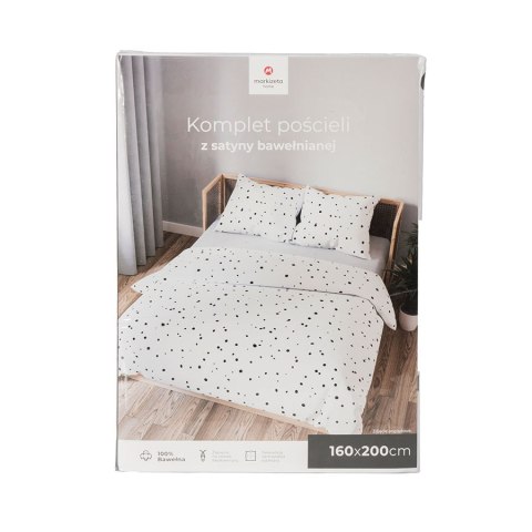 Komplet pościeli z satyny bawełnianej NATALIA 160x200 cm Komplet pościeli z satyny bawełnianej NATALIA 160x200 cm