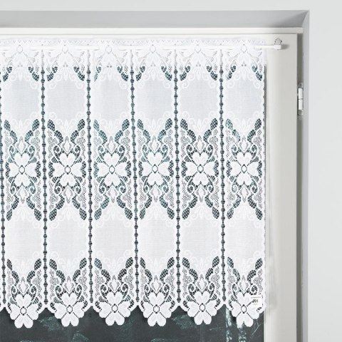 Zazdrostka żakardowa panelowa 019402 wysokość 70 cm kolor biały Zazdrostka żakardowa panelowa 019402 wysokość 70 cm kolor biały