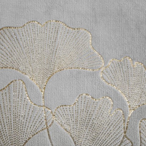 Miękki i miły w dotyku koc GINKO 150x200 cm kolor srebrny Miękki i miły w dotyku koc GINKO 150x200 cm kolor srebrny