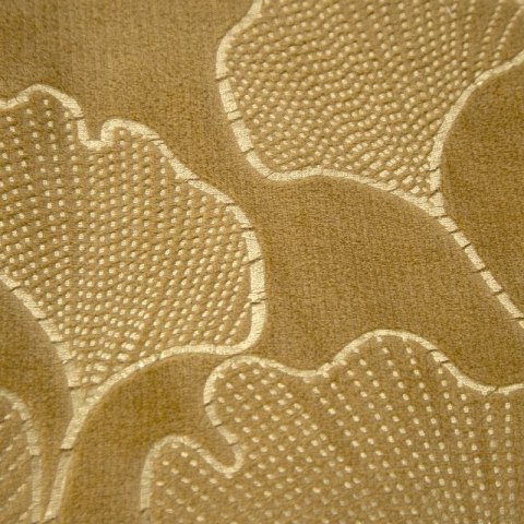 Miękki i miły w dotyku koc GINKO 150x200 cm kolor złoty Miękki i miły w dotyku koc GINKO 150x200 cm kolor złoty