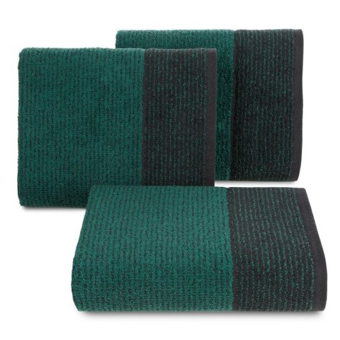 Ręcznik bawełniany LEON 50x90 cm kolor czarny Ręcznik bawełniany LEON 50x90 cm kolor czarny