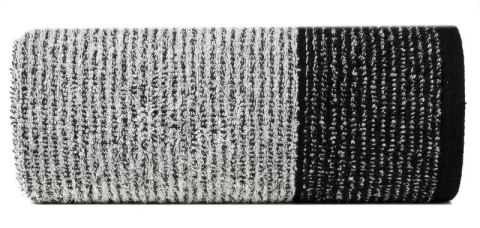 Ręcznik bawełniany LEON 70x140 cm kolor czarny Ręcznik bawełniany LEON 70x140 cm kolor czarny