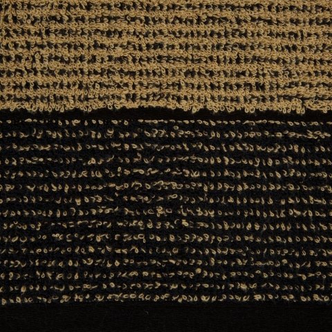 Ręcznik bawełniany LEON 70x140 cm kolor czarny Ręcznik bawełniany LEON 70x140 cm kolor czarny