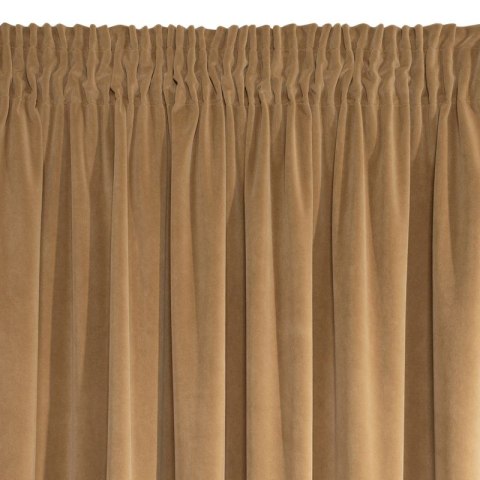 Zasłona gotowa na taśmie KRISTI 140x270 cm kolor złoty Zasłona gotowa na taśmie KRISTI 140x270 cm kolor złoty