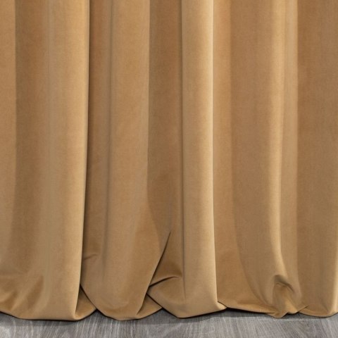 Zasłona gotowa na taśmie KRISTI 140x270 cm kolor złoty Zasłona gotowa na taśmie KRISTI 140x270 cm kolor złoty
