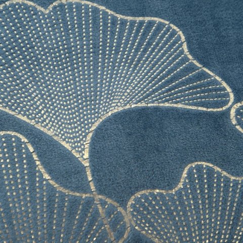 Miękki i miły w dotyku koc GINKO 150x200 cm kolor niebieski Miękki i miły w dotyku koc GINKO 150x200 cm kolor niebieski