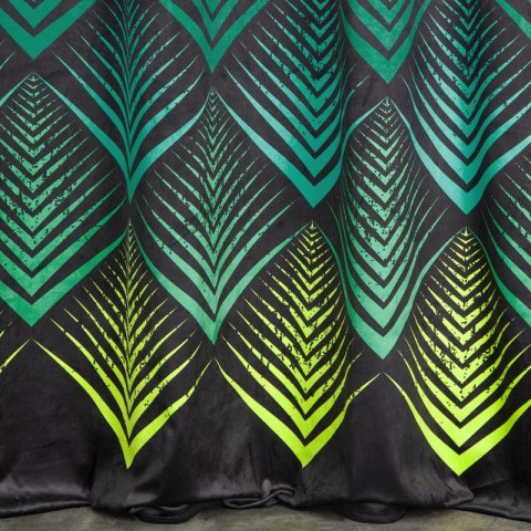 Zasłona gotowa ANGELINA 140x250 cm kolor czarny