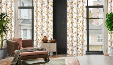 Zasłona gotowa CAREN 140x250 cm kolor biały