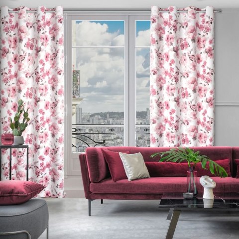 Zasłona gotowa CAREN 140x250 cm kolor biały