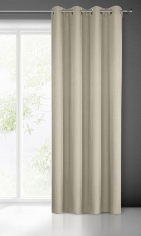 Zasłona gotowa RITA 140x250 cm kolor kremowy Zasłona gotowa RITA 140x250 cm kolor kremowy