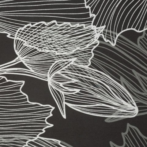 Komplet pościeli z satyny bawełnianej NIKA 220x200 cm kolor czarny Komplet pościeli z satyny bawełnianej NIKA 220x200 cm kolor czarny