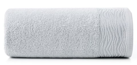 Ręcznik bawełniany DAFNE 70x140 cm kolor srebrny Ręcznik bawełniany DAFNE 70x140 cm kolor srebrny