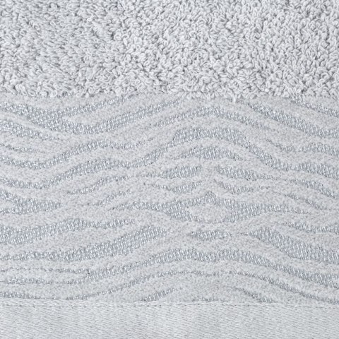 Ręcznik bawełniany DAFNE 70x140 cm kolor srebrny Ręcznik bawełniany DAFNE 70x140 cm kolor srebrny