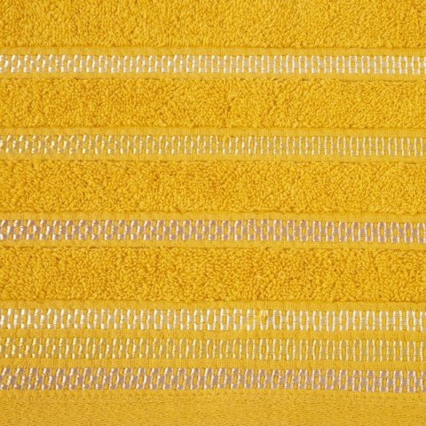 Ręcznik bawełniany LIVIA 30x50 cm kolor musztardowy Ręcznik bawełniany LIVIA 30x50 cm kolor musztardowy
