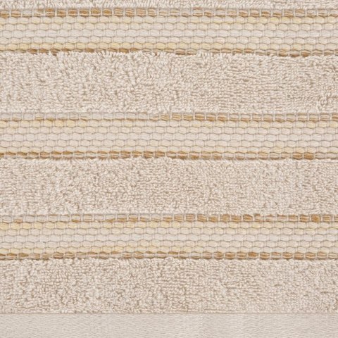Ręcznik bawełniany SELENA 50x90 cm kolor beżowy Ręcznik bawełniany SELENA 50x90 cm kolor beżowy