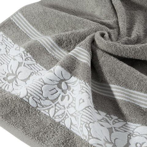 Ręcznik frotte SYLWIA 70x140 cm kolor stalowy Ręcznik frotte SYLWIA 70x140 cm kolor stalowy