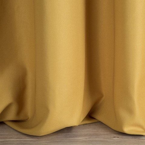 Zasłona gotowa na taśmie AGGIE 140x270 cm kolor musztardowy