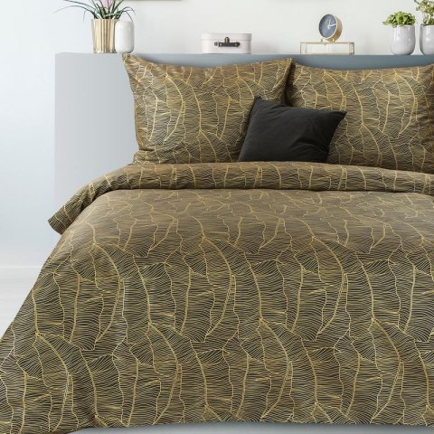 Komplet pościeli w pudełku METALIC 220x200 cm kolor czarny Komplet pościeli w pudełku METALIC 220x200 cm kolor czarny