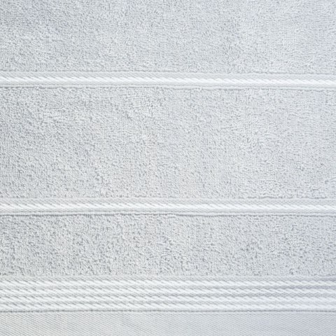 Ręcznik z bordiurą MIRA 30x50 cm kolor srebrny Ręcznik z bordiurą MIRA 30x50 cm kolor srebrny