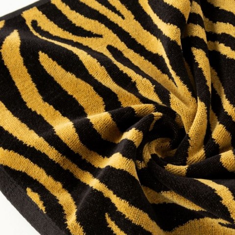 Ręcznik bawełniany ZEBRA 50x90 cm kolor czarny Ręcznik bawełniany ZEBRA 50x90 cm kolor czarny