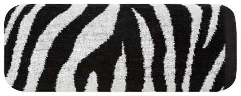 Ręcznik bawełniany ZEBRA 70x140 cm kolor czarny Ręcznik bawełniany ZEBRA 70x140 cm kolor czarny