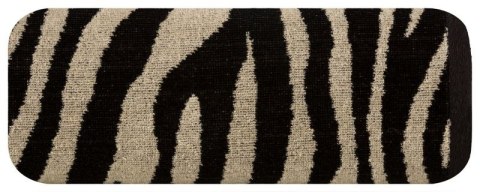 Ręcznik bawełniany ZEBRA 70x140 cm kolor czarny Ręcznik bawełniany ZEBRA 70x140 cm kolor czarny