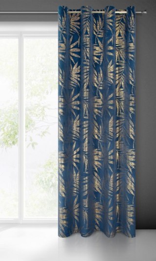 Zasłona gotowa ELENA 140x250 cm kolor granatowy