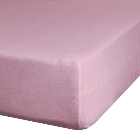Prześcieradło satynowe NOVA 220x210 cm kolor różowy