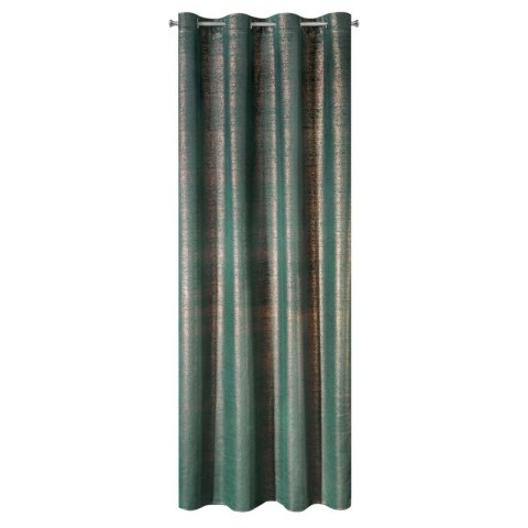 Zasłona gotowa AMBI 140x250 cm kolor ciemnoturkusowy