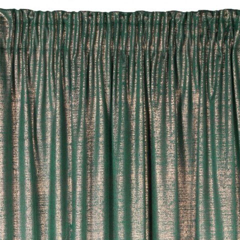 Zasłona gotowa na taśmie AMBI 140x270 cm kolor ciemnoturkusowy Zasłona gotowa na taśmie AMBI 140x270 cm kolor ciemnoturkusowy
