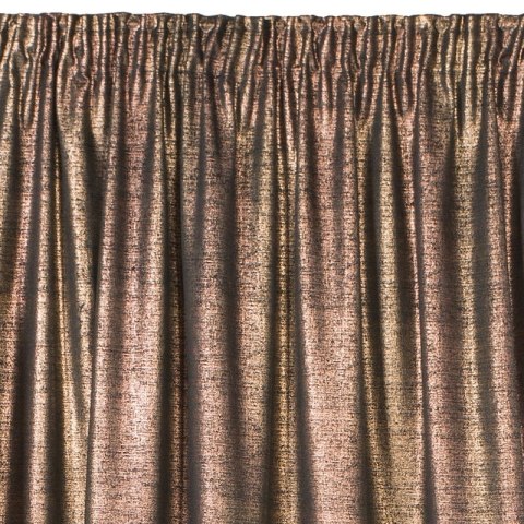 Zasłona gotowa na taśmie AMBI 140x270 cm kolor czarny