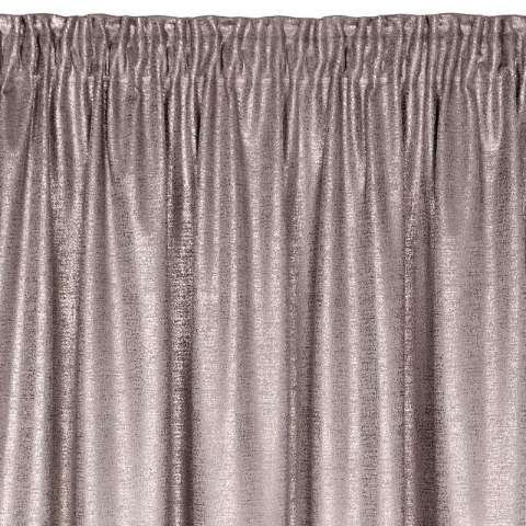Zasłona gotowa na taśmie AMBI 140x270 cm kolor pudrowy róż