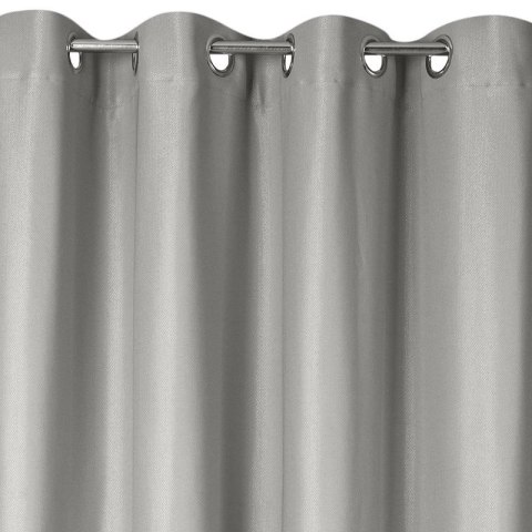 Zasłona gotowa AGGIE 140x250 cm kolor stalowy