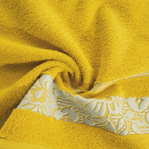 Ręcznik frotte SYLWIA 70x140 cm kolor musztardowy Ręcznik frotte SYLWIA 70x140 cm kolor musztardowy