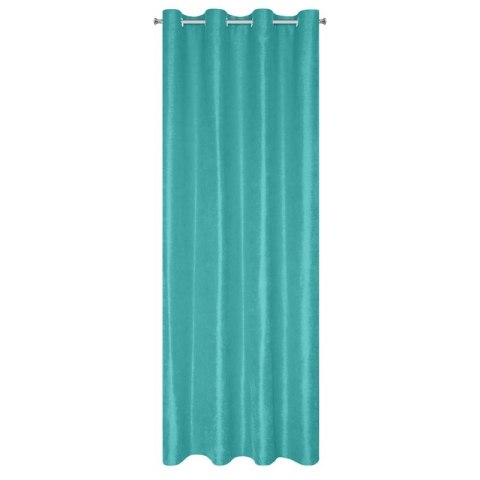 Zasłona gotowa ADA 140x250 cm kolor turkusowy