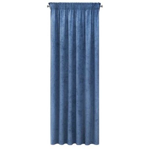 Zasłona gotowa na taśmie ANISA 140x270 cm kolor granatowy Zasłona gotowa na taśmie ANISA 140x270 cm kolor granatowy
