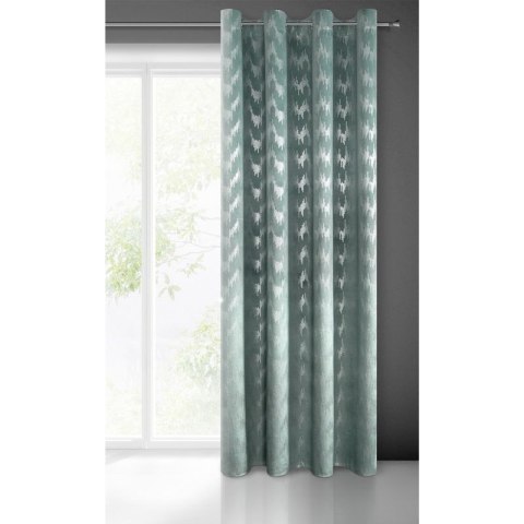 Zasłona gotowa BIANKA 140x250 cm kolor turkusowy Zasłona gotowa BIANKA 140x250 cm kolor turkusowy