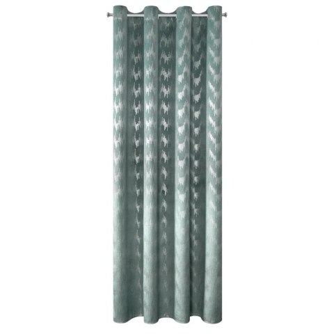 Zasłona gotowa BIANKA 140x250 cm kolor turkusowy Zasłona gotowa BIANKA 140x250 cm kolor turkusowy